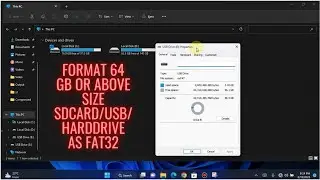 How To Format a 64GB, 128GB, or LARGER USB Flash Drive to FAT32 - 2023