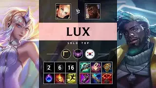 Lux Top vs K'Sante - KR Master Patch 25.07