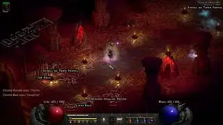Tal Rasha's Wrappings Set Blizzard Sorceress Vs Baal and Throne of Destruction Terror Zone Diablo 2