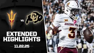 #25 Arizona State vs. Colorado Extended Highlights | 2025 Big 12 Football