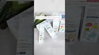 best skincare routine for kids (GENTLY face cream, calming baby cream, hair lotion) #skincarebayi