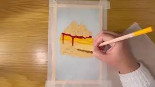 Time Lapse | Cake 🍰 | Pastel Pencils | Pan Pastels | Soft Pastels