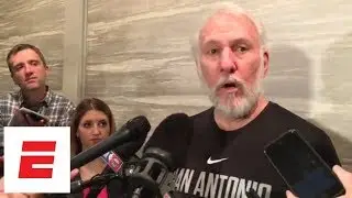 Gregg Popovich uncertain about Kawhi Leonard's return | ESPN