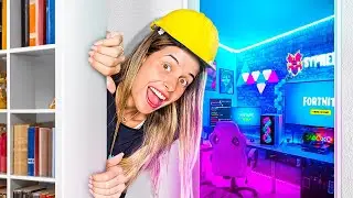 CONSTRU&Iacute; UM QUARTO SECRETO NO MEU GUARDA-ROUPA !!