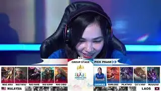MALAYSIA VS LAOS | SEA GAMES 32ND 2023 | BO1 mlbb women