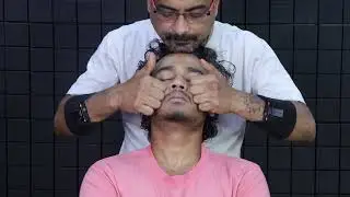 Back Pain Relief Massage ASMR Relaxing Head Massage & Body Massage Neck Cracking Stress Relief 1080p