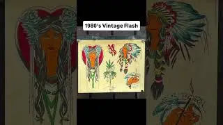 Vintage tattoo flash from 1980&rsquo;s #tattooflash #vintagetattoo