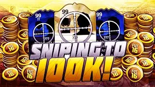 FIFA 16: Sniping to 100k #2 | CRAZY LIVE REACTION!!