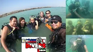 First Time Diving, Feeding Fish with Iliganon Divers UAE Team