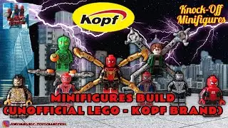 SPIDER-MAN NO WAY HOME - MINIFIGURES BUILD - UNOFFICIAL LEGO - KOPF BRAND - KF6153