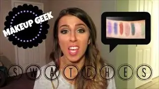 MAKEUP GEEK FOILED SHADOW SWATCHES