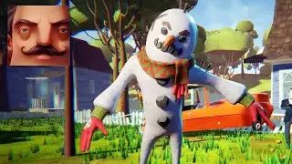Hello Neighbor - New Neighbor Secret Neighbor Snowman History Part 328 Gameplay Walkthrough