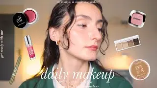 My minimal & simple daily makeup routine 🍃 *all drugstore / affordable makeup*