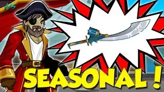 AQW - (SECRET ITEM) Rhubarb's Cutlass Cannon! (SEASONAL WEAPON!)