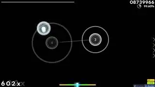rubik's cube 1739 combo fail (100 combo away from fc)