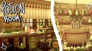 WITCH'S POTION ROOM || The Sims 4 Speed Build