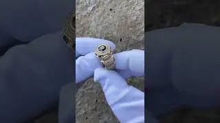 Мужской перстень из желтого золота ручной работы от компании Mary Jewelry #ювелирныеукрашения