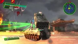 Earth Defense Force 4.1 PC *Mission 58. Air Mobilization* Air Raider HARDEST Difficulty 4 Player HD