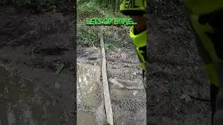 Got stuck on the log! 2023 Husqvarna te150 - AOAA