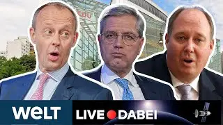 CDU-MACHTKAMPF: Merz, R&ouml;ttgen und Braun treten in Triell gegeneinander an | WELT Live dabei