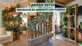 &iexcl;Wow! Quiero Un Separador De Ambiente Con Plantas As&iacute;