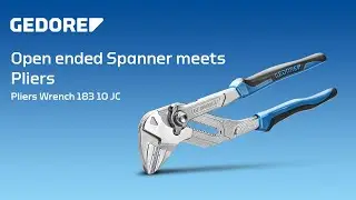 Open ended spanner meets pliers | GEDORE Pliers Wrench 183 10 JC