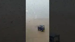Flight delayed due to bad weather 👀 #viral  #badweather #airport