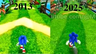 Эволюция игры Sonic Dash (2013-2025)