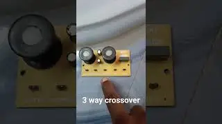 3 Way Crossover Connection Explained 🔊Woofer, Mid ,Tweeter #shorts  #3waycrossover #speaker