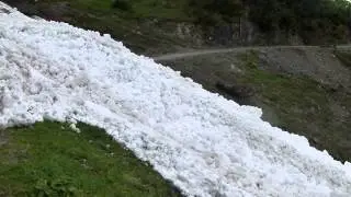 Incredible snow melting 
