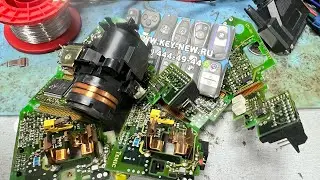 Отремонтировали замок зажигания Mercedes W210 W208 часть 2