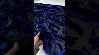 Digital Print with Foil on Viscose Fabric | Premium Fabric by Kamal Syntex