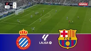 Espanyol vs Barcelona - La Liga 2025/26 | Full Match All Goals | Pes 21 Gameplay