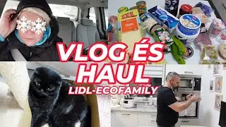 Vlog és Haul | Lidl és Ecofamily | Miket vettünk 🛍️