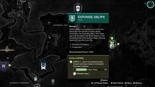 Expunge Delphi Solo Flawless | Zeroneiro Ghost Shell | Destiny 2
