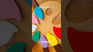 Felt Rainbow:Color Palette of Imagination  #quietbook #craft #diy #feltcraft #craftsprinklebysunia