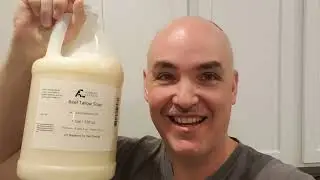 SOFT SKIN? AlchemistExpress Sandalwood Scented Beef Tallow Liquid Soap Review Unboxing Demo