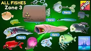 All Fishes in Zone 3 (Chemical Plant) : Creatures Of The Deep