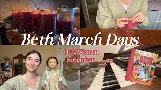 Beth March Inspired Days🪡 Little Women November 