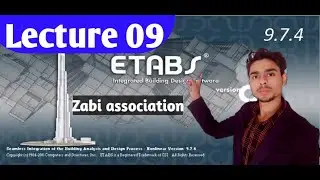 Building Design by Etabs software L09 || Bridge analysis in Etabs