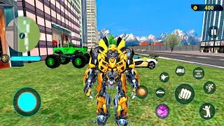 Flying Jet Robot Car Transform Games #1 Android gameplay