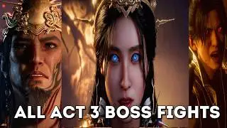 Nioh 3 All Act 3 Boss Fights | Nioh 3 All Antiquity & Return To Edo Boss Fights and Ending