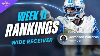 Fantasy Football Rankings & Tiers | WR Studs, Busts & Sleepers (Week 11)