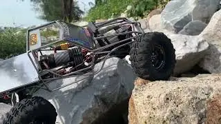 4x4 ROCK CRAWLER WHEELBASE 313 vs 275mm ( K4 concept - short wheelbase ).