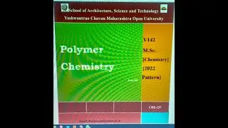 YCMOU SEM-III POLYMER CHEMISTRY LECTURE -1