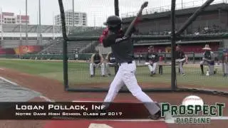 Logan Pollack Prospect Video, Inf, Notre Dame High School Class of 2017