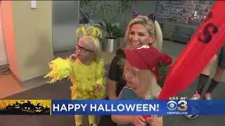 Halloween Fashion Show In The CBS3 Great Hall