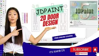 2d Door Design and Carving Jdpaint toolpaths
