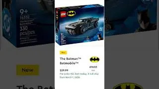The Batman Batmobile Lego 76332 #lego #batman #toys