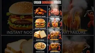 4 Everyday Foods That Are Silently Damaging Your Organs #organdamage #processedfood #healthwarning